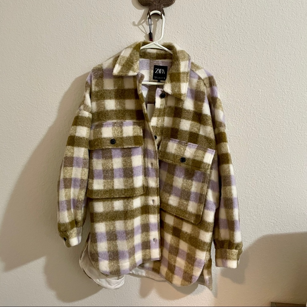 Zara Plaid Overshirt